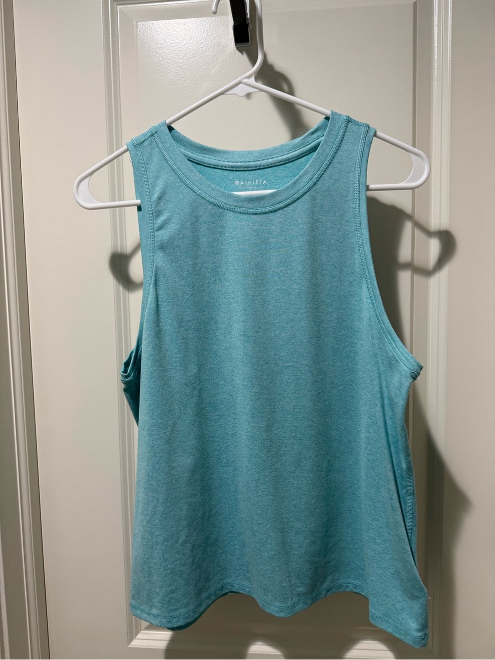 Athleta Uptempo Muscle Tank Top in Heathered Teal